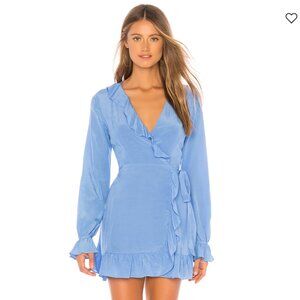 Privacy Please Cane Mini Dress - Robin Blue, XS